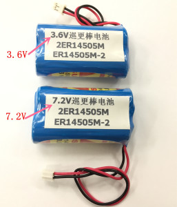 兰德华 7.2V 3.6V 2ER14505M ER14505M-2 巡更棒 巡更机电池