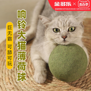 猫玩具高纯度猫薄荷球超大猫咪自嗨神器小猫逗猫棒宠物用品磨牙棒