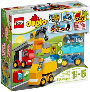 乐高LEGO 大颗粒得宝系列10816我的第一组汽车与卡车套装智力玩具