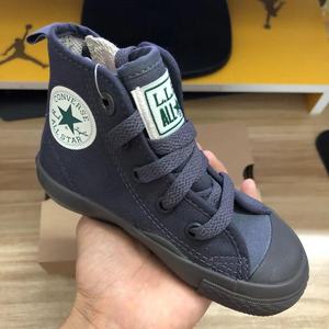 日本采购 Converse匡威L.L.Bean联名款童鞋 儿童高帮侧拉链帆布鞋