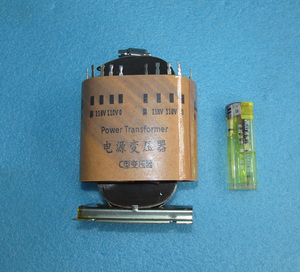 进口C型铁芯绕制的152W音响电源变压器立式固定架 可按要求订制