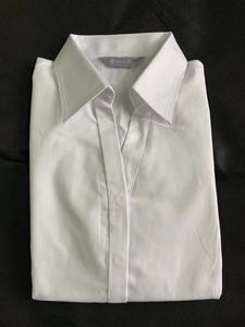 2019新款沃尔沃4S店新标准女式白衬衫时尚修身精品职业V领长袖衬