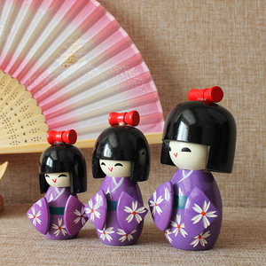 日本和服娃娃摆件日式木偶玩偶套娃日本料理寿司店装饰品工艺礼品