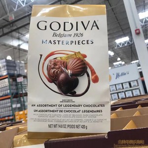 Godiva歌帝梵心形黑巧克力夹心420g三种口味新包装加拿大直邮