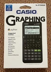 美行 Casio fx-9750GIII/9860GIII图形计算器 SAT/AP考试 Python