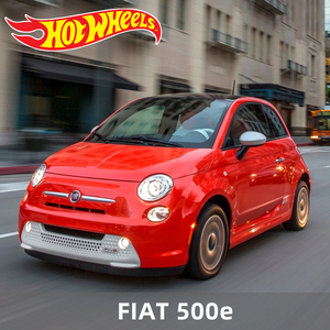 风火轮小跑车HOTWHEELS 23年M批次 FIAT 500e 菲亚特500e 红色