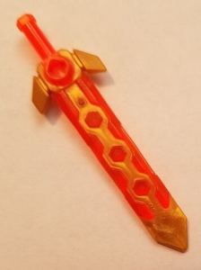 全新 乐高Lego 人仔武器 配件 nex 未来骑士团 宝剑 24108c01 5cm