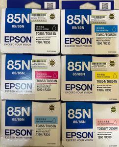 原装正品EPSON 爱普生85N墨盒T0851黑色墨盒 photo 1390 R330墨盒