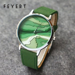 正品FEYERT外单日本石英机芯艺术创意设计男女生中性大中学生手表
