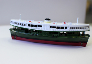 TINY 41微影玩具香港天星小轮 银星号维港游船渡海轮船怀旧模型