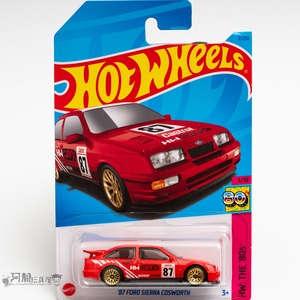 2023A-2号'87福特SIERRA COSWORTH红色风火轮火辣小跑车hotwheels