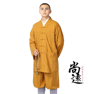 清仓处理夏季僧服觉牌棉料短褂套装僧人和尚服居士服轻便透气凉快