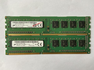 MT镁光4GB 1Rx8 2Rx8 PC3-12800U-11-11 4G DDR3 1600 台式机内存