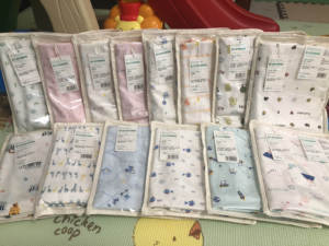 全棉时代婴儿隔尿垫复合防漏尿姨妈垫新生儿透气针织纱布隔尿垫