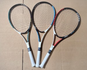 日本代购GOSEN AXIHIES300 专业级 全碳素软式网球拍男女包邮
