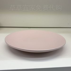 国内上海宜家正品代购法利克洛餐盘20厘米餐桌浅盘菜盘子石瓷多色