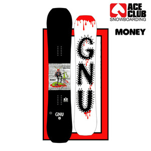 ACE雪具W22 GNU滑雪板MONEY C2e双向公园全能板 男款单板滑雪装备