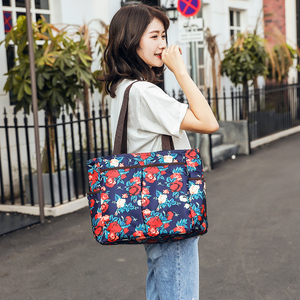 单肩包包女大容量2024新款韩版夏季时尚防水购物袋手提包挎包袋子