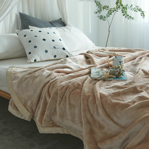 秋冬季毛毯云貂绒毯加厚保暖单人床单法兰绒午睡毯盖毯珊瑚绒毯子