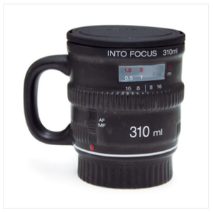 日本代购レンズマグ Into Focus Mug 摄影爱好者 相机镜头 马克杯