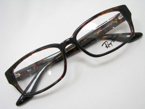 Ray Ban雷朋板材框复古近视眼镜架RB5198 2345琥珀色男女眼镜胶架