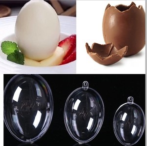 分子料理空心巧克力鸡蛋模具鹅蛋形模具透明蛋壳模具鸡蛋壳模具