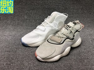 【清货】 Adidas CRAZY BYW Boost 天足运动鞋 白 灰 B37479-7478