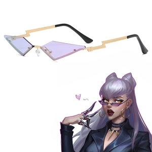 Game KDA The Baddest Evelynn Glasses 伊芙琳无框眼镜太阳镜