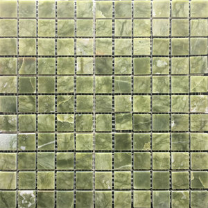 绿色天然石材马赛克墙贴大理石丹东绿弧形水池瓷砖卫生间吧台浴室