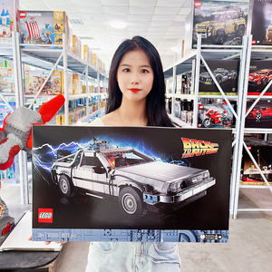 LEGO乐高创意高手系列10300《回到未来》时光机器汽车积木玩具
