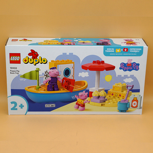 LEGO乐高10432小猪佩奇轮船之旅得宝系列大颗粒男女孩积木玩具