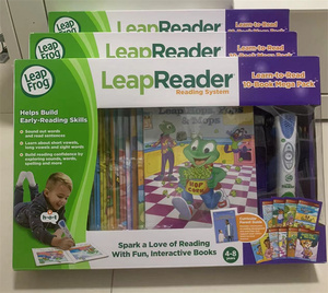 现货Leapfrog跳跳蛙点读笔leap reader可写字含10本书送笔