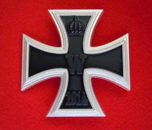 纪念一战100周年 德意志一战一级铁十字勋章皇冠W十字奖 胸章送盒