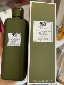 包邮现货正品origins悦木之缘菌菇水闭口保湿去红血丝200ml