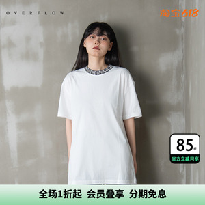 AMBUSH MONOGRAM 轻奢日本小众设计 夏季潮印花圆领纯色短袖T恤男