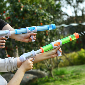 儿童水枪玩具喷水男女孩针筒抽拉式抽水大容量漂流滋水打水仗神器