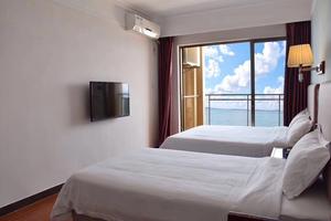 海陵岛喜悦美居酒店一线全海景日出双床房.带阳台高层SVFY