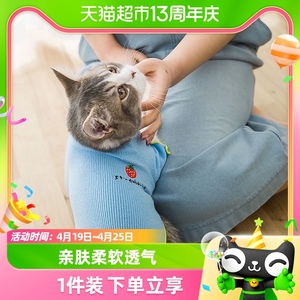 包邮猫咪衣服可爱布偶防掉毛蓝猫幼猫小猫猫宠物薄款春夏款打底衫