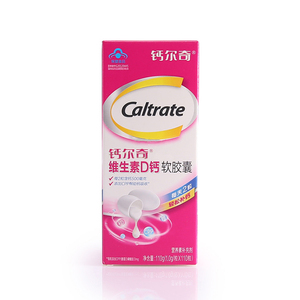 CALTRATE/钙尔奇 R维生素D钙软胶囊 1.0g/粒*110粒