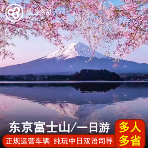 【可升级小团】日本东京富士山一日游镰仓河口湖山中湖温泉旅游