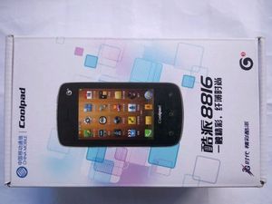 Coolpad 8816酷派手机使用说明书，配件齐全。