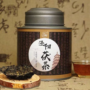 泾阳茯茶.散金陕西伏茶黑茶特级金花茯砖茶西安特产茶