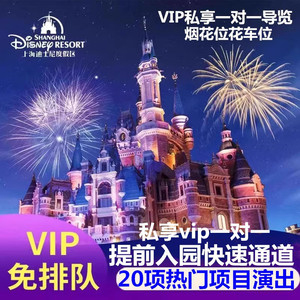 上海迪士尼快速通行VIP免排队通道FP尊享卡门票早享卡如需拍vip