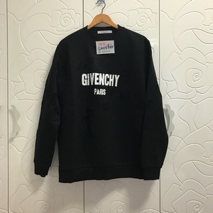 【现货】Givenchy 纪梵希 logo黑色破洞卫衣