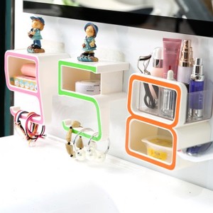 创意数字塑料浴室置物架无痕吸盘肥皂架吸壁式香皂盒卫生间收纳架
