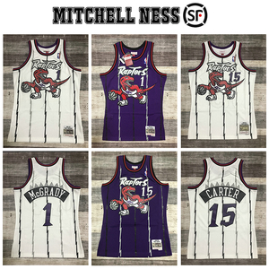 MN猛龙队卡特 麦迪SW球迷版复古刺绣NBA球衣篮球服