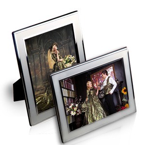 弗莱文茨相框定制金属欧式婚纱照相架挂墙6寸8寸照片家用摆台相框