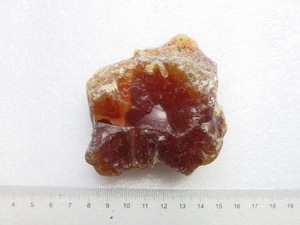 逊克天然玛瑙原石 疙瘩料 天然奇石 北红玛瑙 江料玛瑙210克