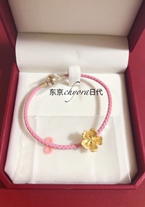 日本代购直送 周大福日本限定樱花系列手链项链吊坠