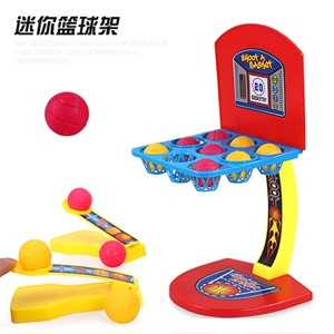手指桌面投篮机迷你弹射篮球创意儿童益智亲子玩具三子棋互动桌游